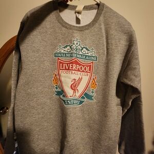Liverpool Football Club Gray Sweatshirt